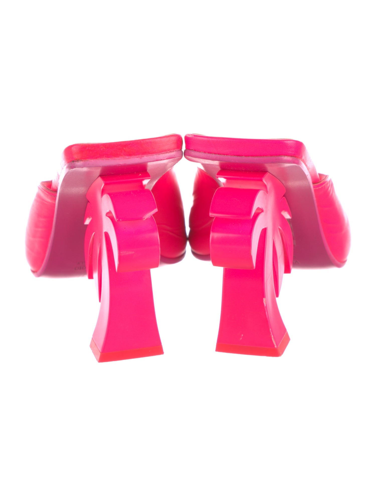 Palm Angels Leather Slides